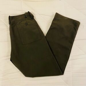 Vintage Stone Island Italy Olive Khaki Military Pants Men’s Size 30 X 32